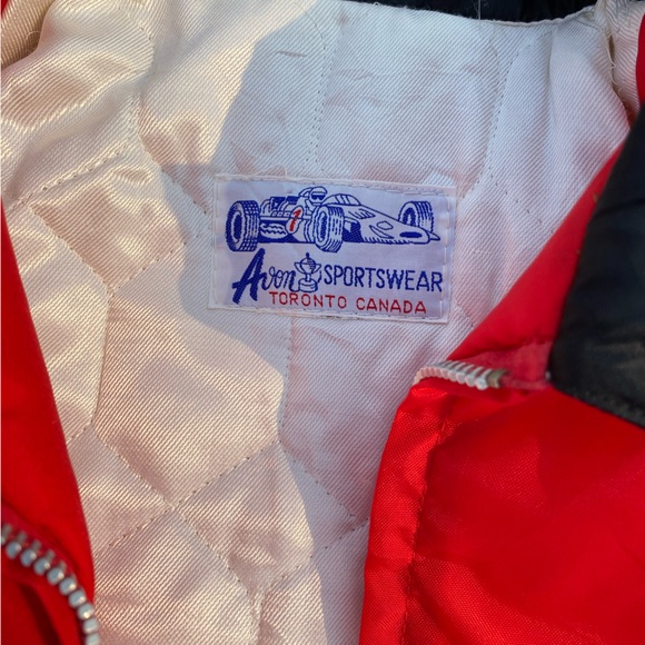 AVON Red Bomber Jacket - Picture 3 of 8